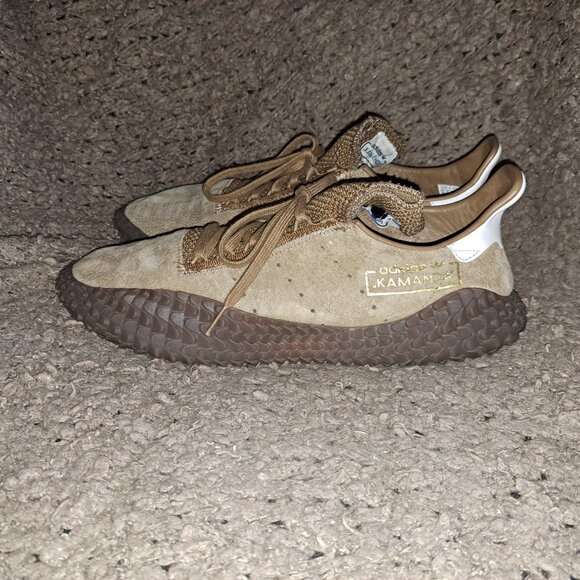 ADIDAS-KAMANDA-Raw Desert-Rare Color-Suede/Rubber-Size 12-Excellent - Picture 2 of 9